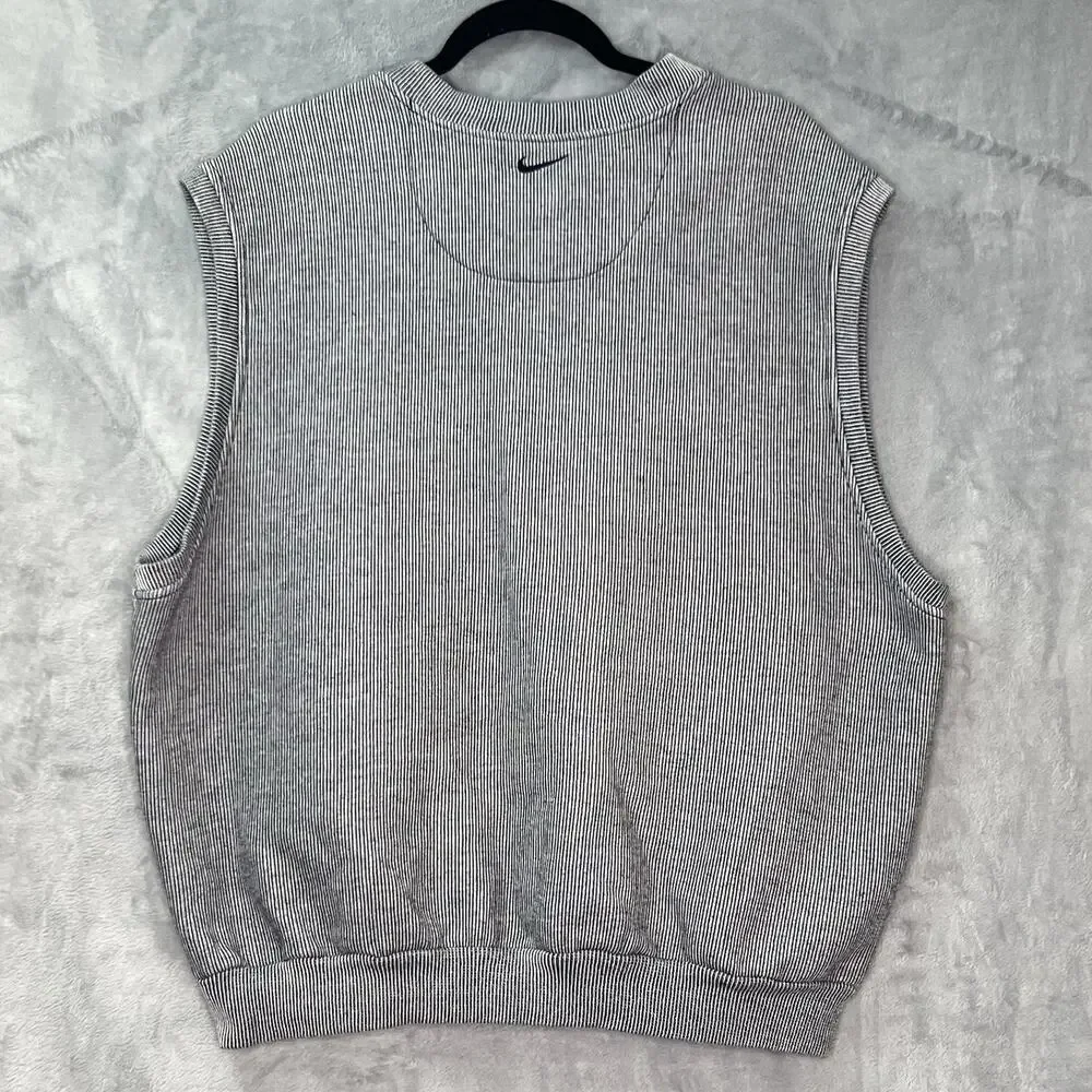 90'S Nike Golf Sweat Vest Made in‎ Peru Men's XL V-neck Pullover Vintage Fleece